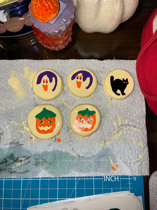 Halloween Cookie Magnets