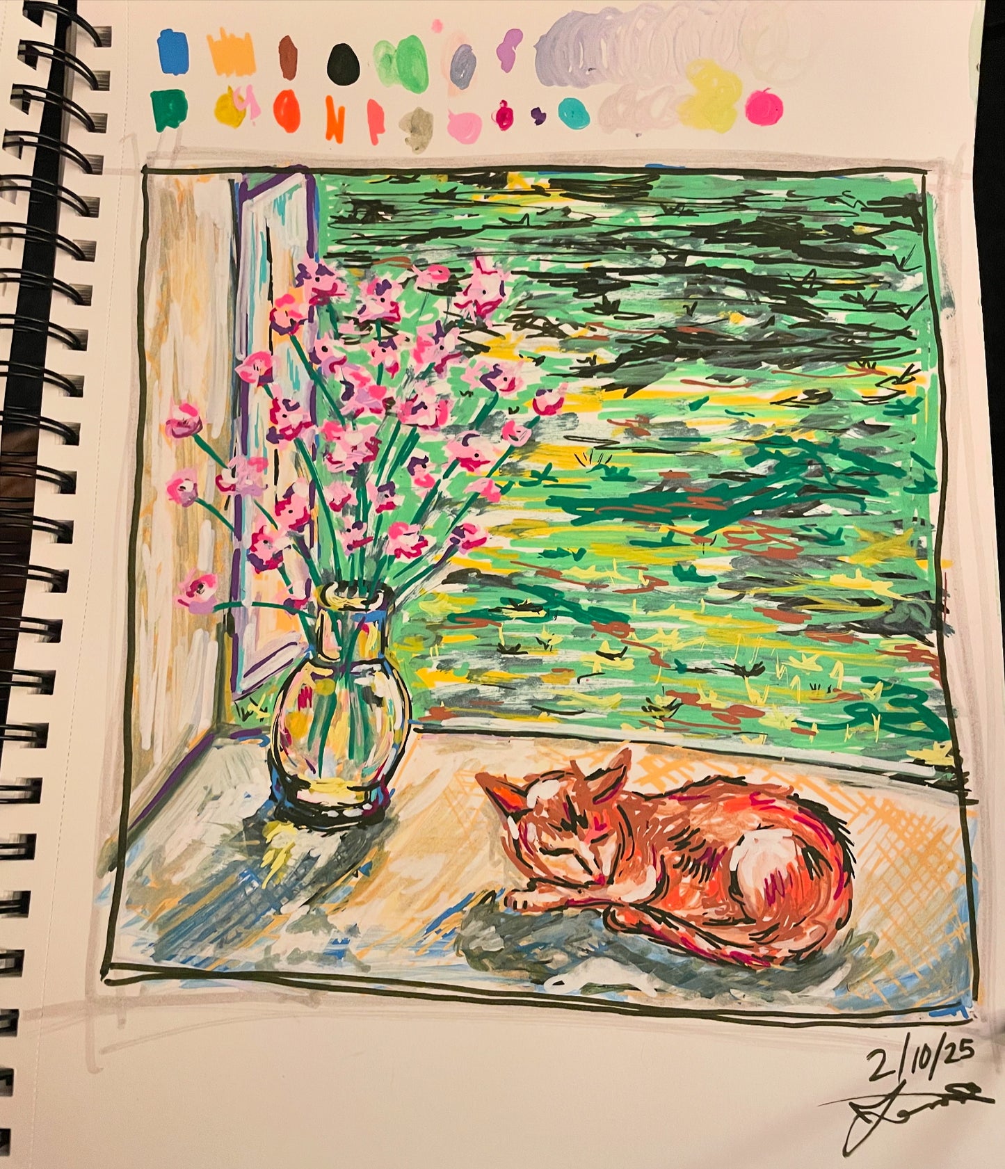 Custom pet drawing (5x7)
